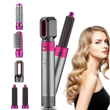 Ceramic Air Wrap Styler 5-in-1 | Professional Hot Air Brush