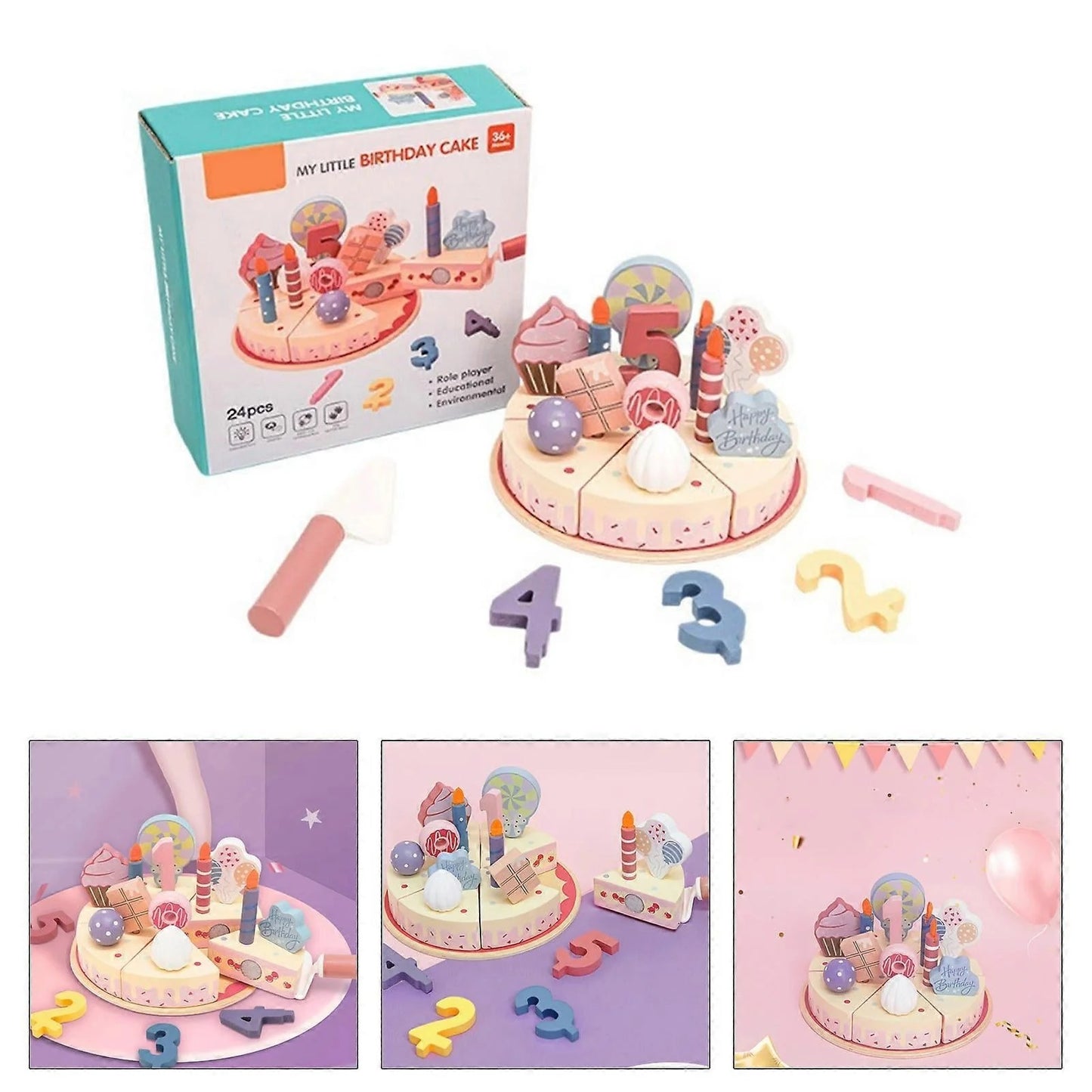 Little Birthday Cake Play Set