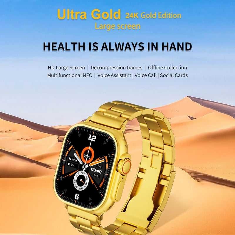 Gold Ultra Watch™ - 18K Gold Plated Luxury Smartwatch