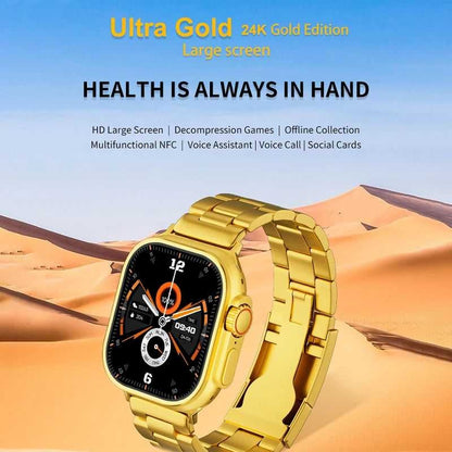 Gold Ultra Watch™ - 18K Gold Plated Luxury Smartwatch