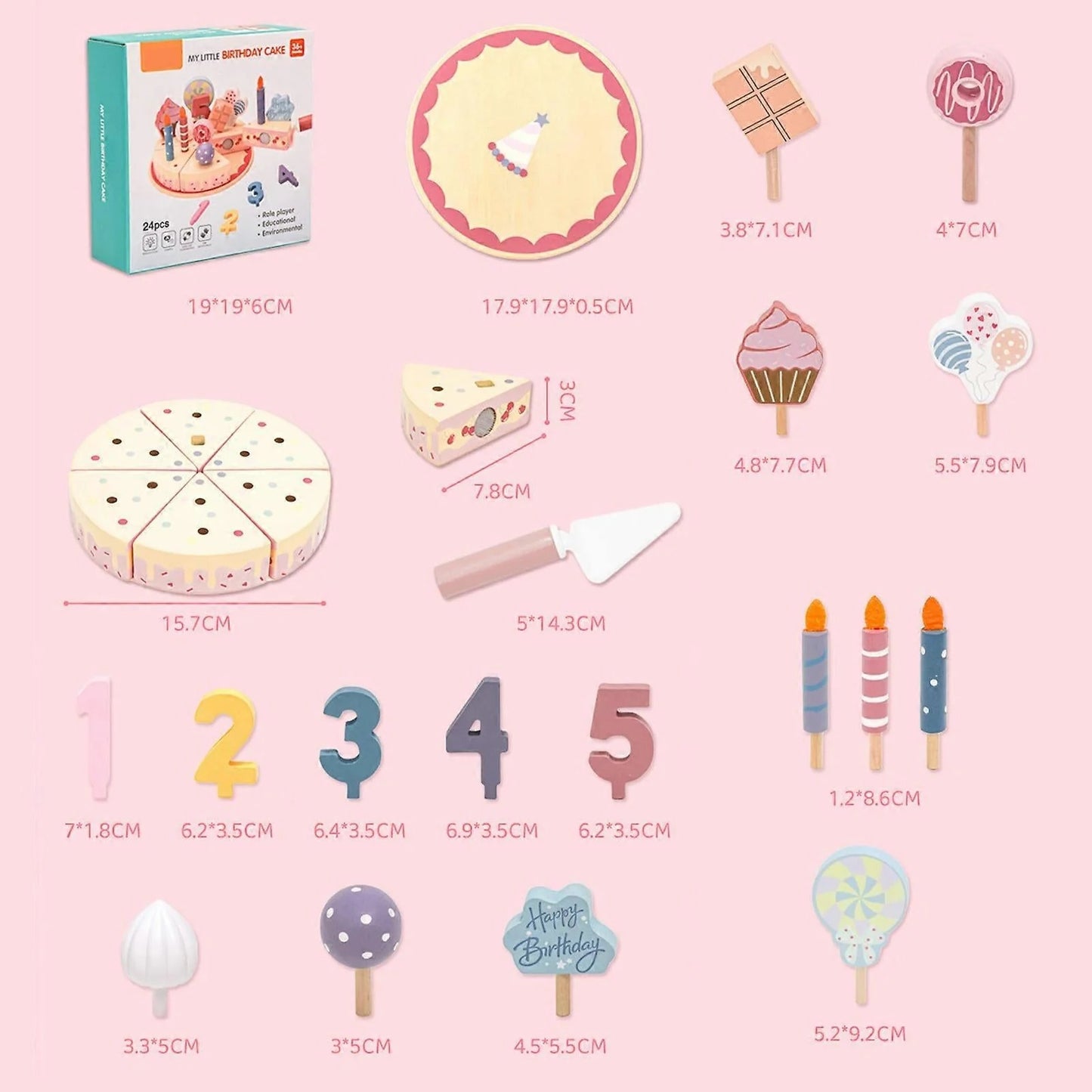 Little Birthday Cake Play Set