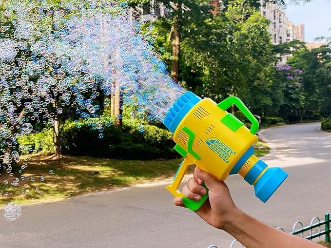 Rocket 48-Hole Electric Bubble Machine