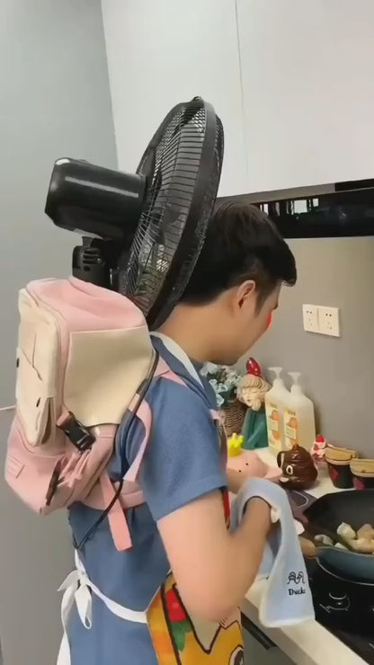Vaneless Neck Hanging Fan | Portable Personal Cooling Fan